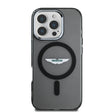 Apple iPhone 16 Pro Max Kılıf Aston Martin Orjinal Lisanslı M-safe Şarj Özellikli IML Baskı Logolu Buzlu Kapak
