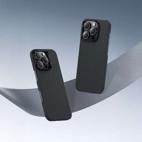 Apple iPhone 16 Pro Max Kılıf Benks M-safe Şarj Özellikli Metal Kamera Çerçeveli Magnetik ArmorAir 600D Kevlar Fiber Kapak