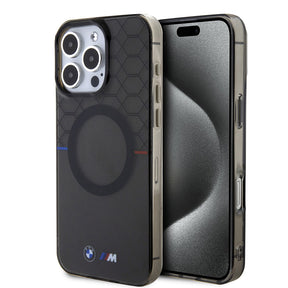 Apple iPhone 16 Pro Max Kılıf BMW Magsafe Şarj Özellikli Transparan M Dizayn Orjinal Lisanslı Kapak