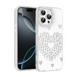 Apple iPhone 16 Pro Max Kılıf Damla Taşlı Zore Rivas Sert PC Kapak
