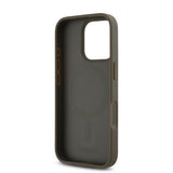 Apple iPhone 16 Pro Max Kılıf DKNY Orjinal Lisanslı M-safe Şarj Özellikli 3D Yazılı Repeat Pattern Kapak