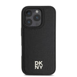 Apple iPhone 16 Pro Max Kılıf DKNY Orjinal Lisanslı M-safe Şarj Özellikli 3D Yazılı Repeat Pattern Kapak
