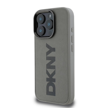Apple iPhone 16 Pro Max Kılıf DKNY Orjinal Lisanslı M-safe Şarj Özellikli PU Deri Plain Kapak