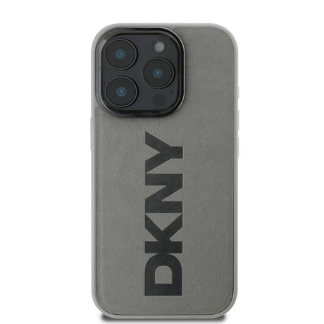 Apple iPhone 16 Pro Max Kılıf DKNY Orjinal Lisanslı M-safe Şarj Özellikli PU Deri Plain Kapak