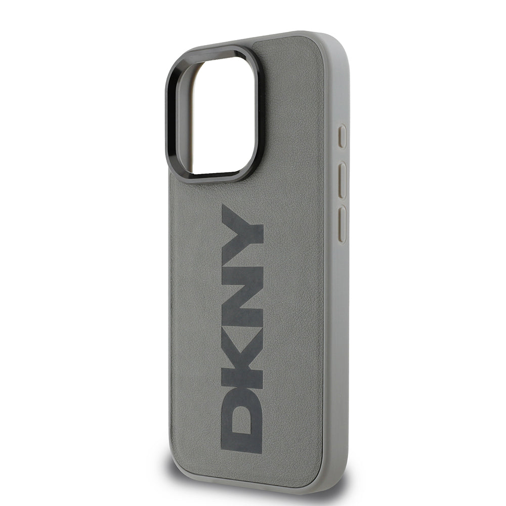 Apple iPhone 16 Pro Max Kılıf DKNY Orjinal Lisanslı M-safe Şarj Özellikli PU Deri Plain Kapak