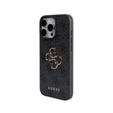 Apple iPhone 16 Pro Max Kılıf Guess Orjinal Lisanslı 4G Büyük Metal Logolu Kalın Askılı Kapak
