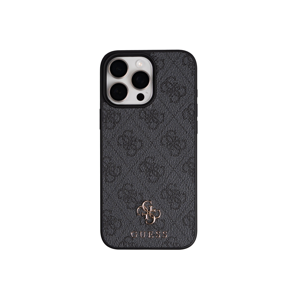 Apple iPhone 16 Pro Max Kılıf Guess Orjinal Lisanslı M-safe Şarj Özellikli Askılı ve 4G Logo Kartlıklı Kapak
