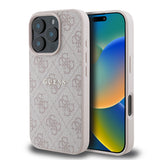 Apple iPhone 16 Pro Max Kılıf Guess Orjinal Lisanslı M-safe Şarj Özellikli 4G Desenli Yazı Logolu Kapak