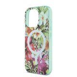 Apple iPhone 16 Pro Max Kılıf Guess Orjinal Lisanslı M-safe Şarj Özellikli IML Baskılı Jungle Ring Kapak