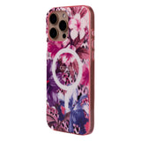 Apple iPhone 16 Pro Max Kılıf Guess Orjinal Lisanslı M-safe Şarj Özellikli IML Baskılı Jungle Ring Kapak