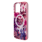 Apple iPhone 16 Pro Max Kılıf Guess Orjinal Lisanslı M-safe Şarj Özellikli IML Baskılı Jungle Ring Kapak