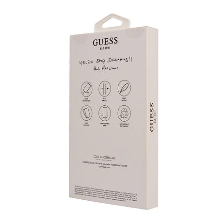 Apple iPhone 16 Pro Max Kılıf Guess Orjinal Lisanslı M-safe Şarj Özellikli Small 4G Classic Kapak