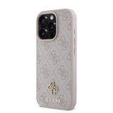 Apple iPhone 16 Pro Max Kılıf Guess Orjinal Lisanslı M-safe Şarj Özellikli Small 4G Classic Kapak