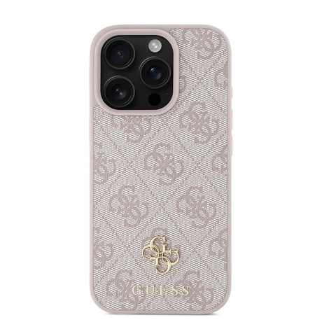 Apple iPhone 16 Pro Max Kılıf Guess Orjinal Lisanslı M-safe Şarj Özellikli Small 4G Classic Kapak