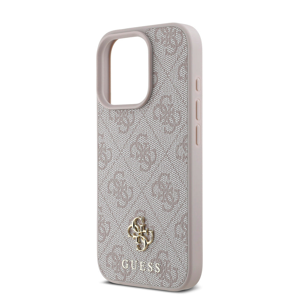 Apple iPhone 16 Pro Max Kılıf Guess Orjinal Lisanslı M-safe Şarj Özellikli Small 4G Classic Kapak