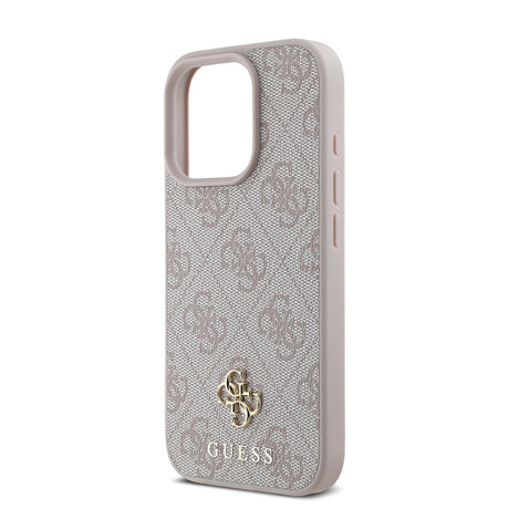 Apple iPhone 16 Pro Max Kılıf Guess Orjinal Lisanslı M-safe Şarj Özellikli Small 4G Classic Kapak