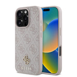 Apple iPhone 16 Pro Max Kılıf Guess Orjinal Lisanslı M-safe Şarj Özellikli Small 4G Classic Kapak