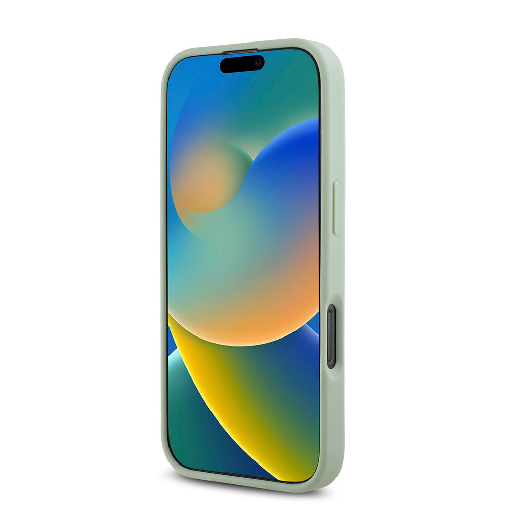 Apple iPhone 16 Pro Max Kılıf Guess Orjinal Lisanslı M-safe Şarj Özellikli Yazı Logolu Grained Kapak