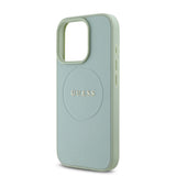 Apple iPhone 16 Pro Max Kılıf Guess Orjinal Lisanslı M-safe Şarj Özellikli Yazı Logolu Grained Kapak