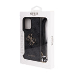 Apple iPhone 16 Pro Max Kılıf Guess Orjinal Lisanslı PU Deri 4G Büyük Metal Logolu Çapraz Vücut Askılı Kapak