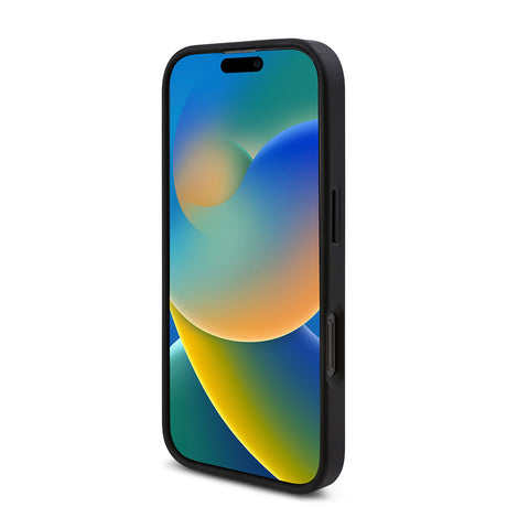 Apple iPhone 16 Pro Max Kılıf Guess Orjinal Lisanslı Taşlı Arka Yüzey Üçgen Logolu Kapak