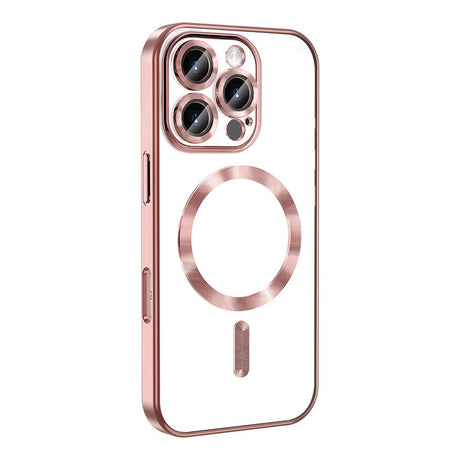 Apple iPhone 16 Pro Max Kılıf Kamera Korumalı M-safe Wireless Şarj Özellikli Zore Demre Kapak