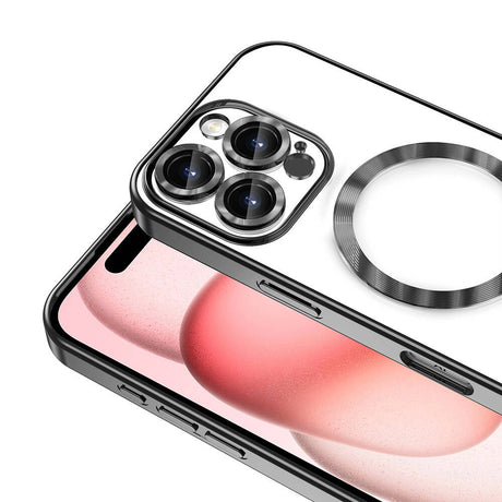 Apple iPhone 16 Pro Max Kılıf Kamera Korumalı M-safe Wireless Şarj Özellikli Zore Demre Kapak