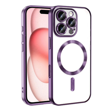 Apple iPhone 16 Pro Max Kılıf Kamera Korumalı M-safe Wireless Şarj Özellikli Zore Demre Kapak