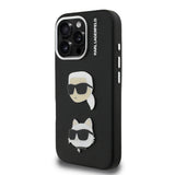 Apple iPhone 16 Pro Max Kılıf Karl Lagerfeld Orjinal Lisanslı K&C Heads Pin Kapak