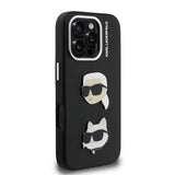 Apple iPhone 16 Pro Max Kılıf Karl Lagerfeld Orjinal Lisanslı K&C Heads Pin Kapak