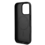 Apple iPhone 16 Pro Max Kılıf Karl Lagerfeld Orjinal Lisanslı M-safe Şarj Özellikli PU Deri Karl Heads Desenli Klasik Logolu Kapak