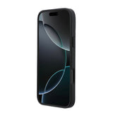 Apple iPhone 16 Pro Max Kılıf Lacoste Orjinal Lisanslı M-safe Şarj Özellikli PU Deri Tasarımlı Kartlıklı Karışık Monogram Desenli Kapak