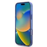 Apple iPhone 16 Pro Max Kılıf Lacoste Orjinal Lisanslı M-safe Şarj Özellikli IML Baskılı Gümüş Timsah Logolu Monogram Kapak