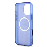 Apple iPhone 16 Pro Max Kılıf Lacoste Orjinal Lisanslı M-safe Şarj Özellikli IML Baskılı Gümüş Timsah Logolu Monogram Kapak