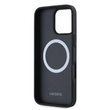 Apple iPhone 16 Pro Max Kılıf Lacoste Orjinal Lisanslı M-safe Şarj Özellikli Mono Vintage Logo Kapak
