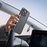 Apple iPhone 16 Pro Max Kılıf M-safe Şarj Özellikli Airbagli Raptic Apex Serisi Karbon Fiber Tasarımlı Kapak