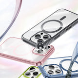 Apple iPhone 16 Pro Max Kılıf M-safe Şarj Özellikli Airbagli Şeffaf Benks LucentPro Serisi Kapak