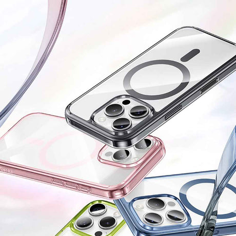 Apple iPhone 16 Pro Max Kılıf M-safe Şarj Özellikli Airbagli Şeffaf Benks LucentPro Serisi Kapak