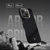 Apple iPhone 16 Pro Max Kılıf M-Safe Şarj Özellikli Benks ArmorAir ArmorGrid Serisi Kevlar Kapak