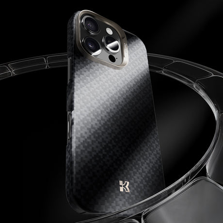 Apple iPhone 16 Pro Max Kılıf M-Safe Şarj Özellikli Benks ArmorAir ArmorGrid Serisi Kevlar Kapak