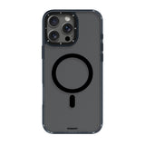 Apple iPhone 16 Pro Max Kılıf M-safe Şarj Özellikli Cam Arka Yüzey TPU Youngkit Gemstone Clear Serisi Kapak