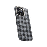 Apple iPhone 16 Pro Max Kılıf M-safe Şarj Özellikli Ekose Tasarımlı Benks ArmorVichy Kevlar Kapak