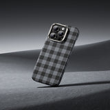 Apple iPhone 16 Pro Max Kılıf M-safe Şarj Özellikli Ekose Tasarımlı Benks ArmorVichy Kevlar Kapak