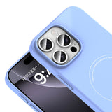 Apple iPhone 16 Pro Max Kılıf M-Safe Şarj Özellikli Kamera Korumalı Zore Elio Sert PC Kapak