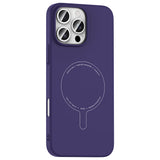 Apple iPhone 16 Pro Max Kılıf M-Safe Şarj Özellikli Kamera Korumalı Zore Elio Sert PC Kapak