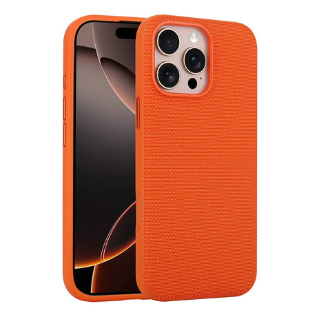 Apple iPhone 16 Pro Max Kılıf M-Safe Şarj Özellikli Kumaş Tasarımlı Zore Miami Sert PC Kapak