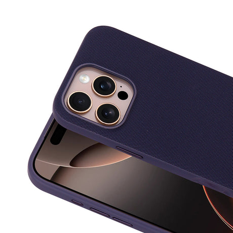 Apple iPhone 16 Pro Max Kılıf M-Safe Şarj Özellikli Kumaş Tasarımlı Zore Miami Sert PC Kapak