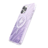 Apple iPhone 16 Pro Max Kılıf M-Safe Şarj Özellikli Orjinal Swarovski Taşlı Zore Paris Rovix Sert PC Kapak