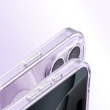 Apple iPhone 16 Pro Max Kılıf M-Safe Şarj Özellikli Orjinal Swarovski Taşlı Zore Paris Rovix Sert PC Kapak