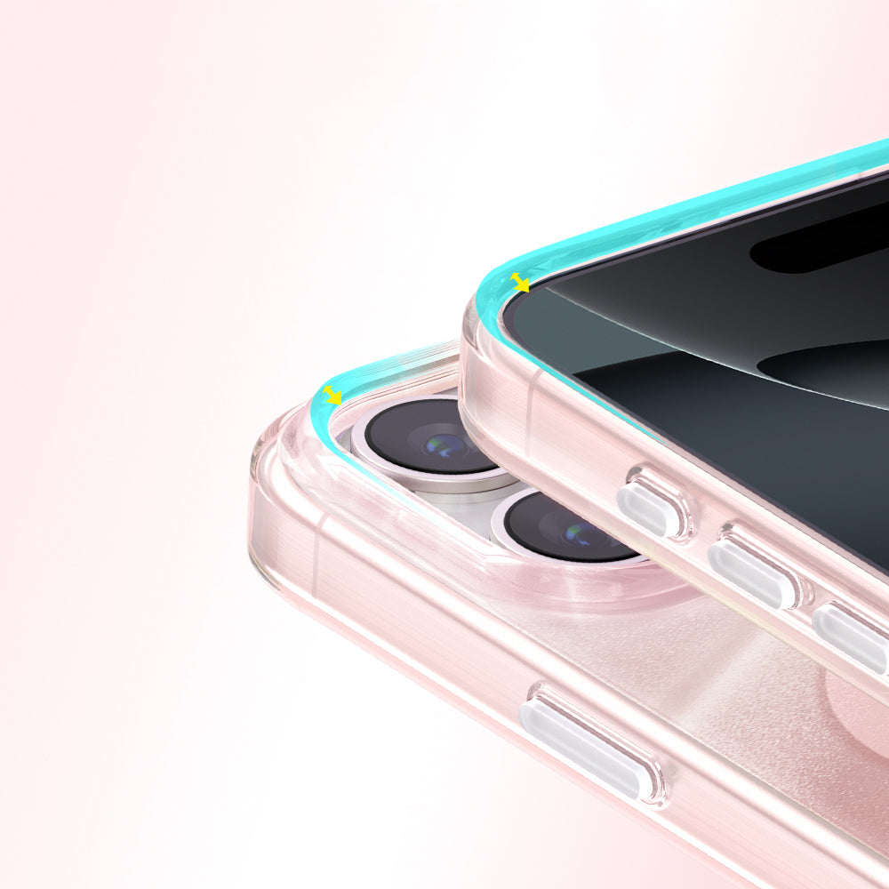Apple iPhone 16 Pro Max Kılıf M-Safe Şarj Özellikli Orjinal Swarovski Taşlı Zore Paris Rovix Sert PC Kapak